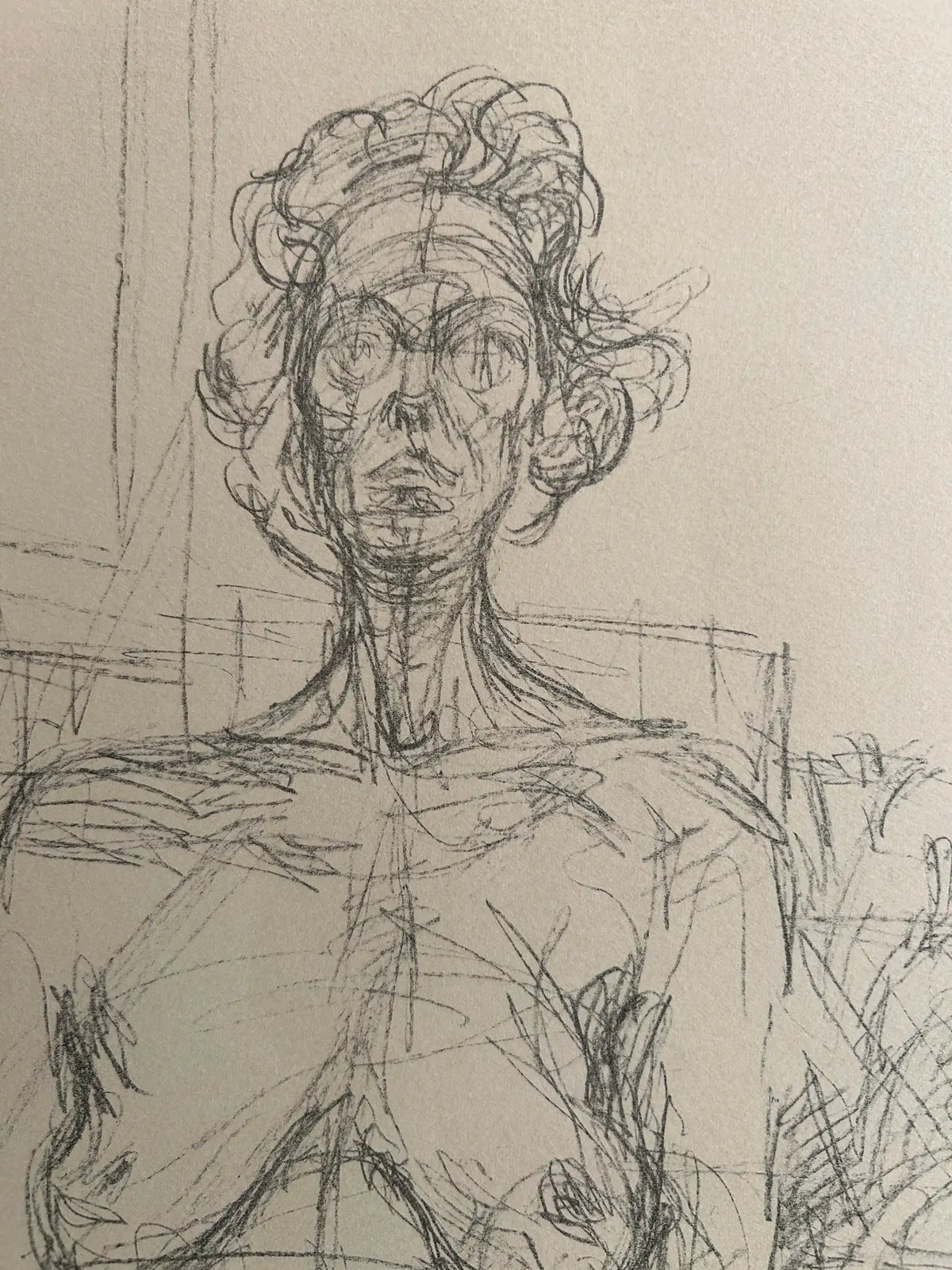 Giacometti 'Nu Aux Fleurs' (Nude With Flowers) Limited Edition, Signed Print