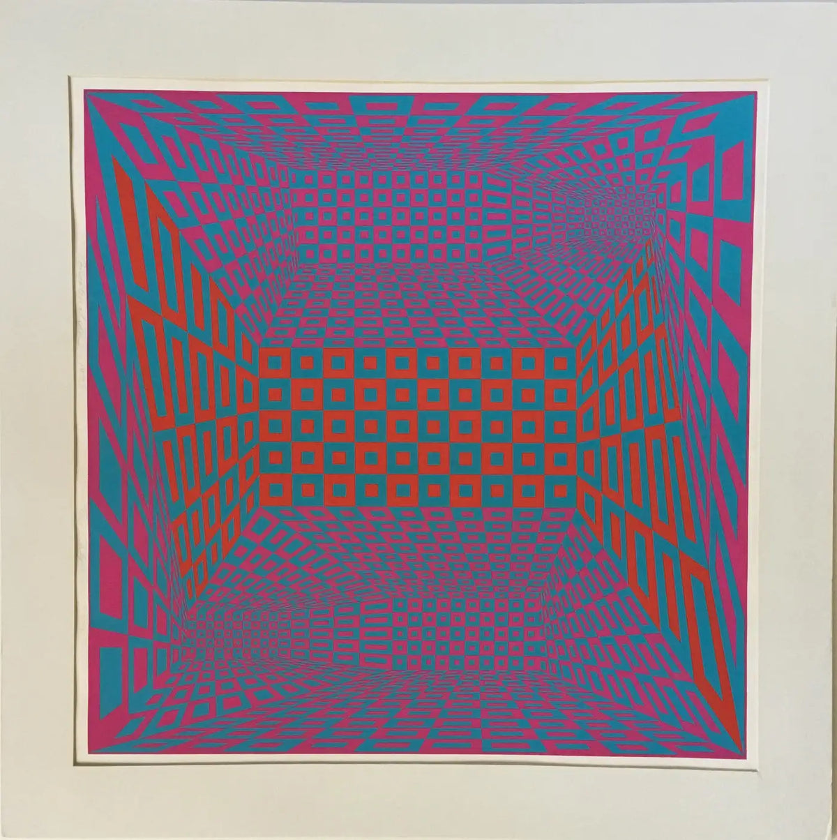 Roy Ahlgren "Concantenation" Signed Limited Edition Print Op-Art
