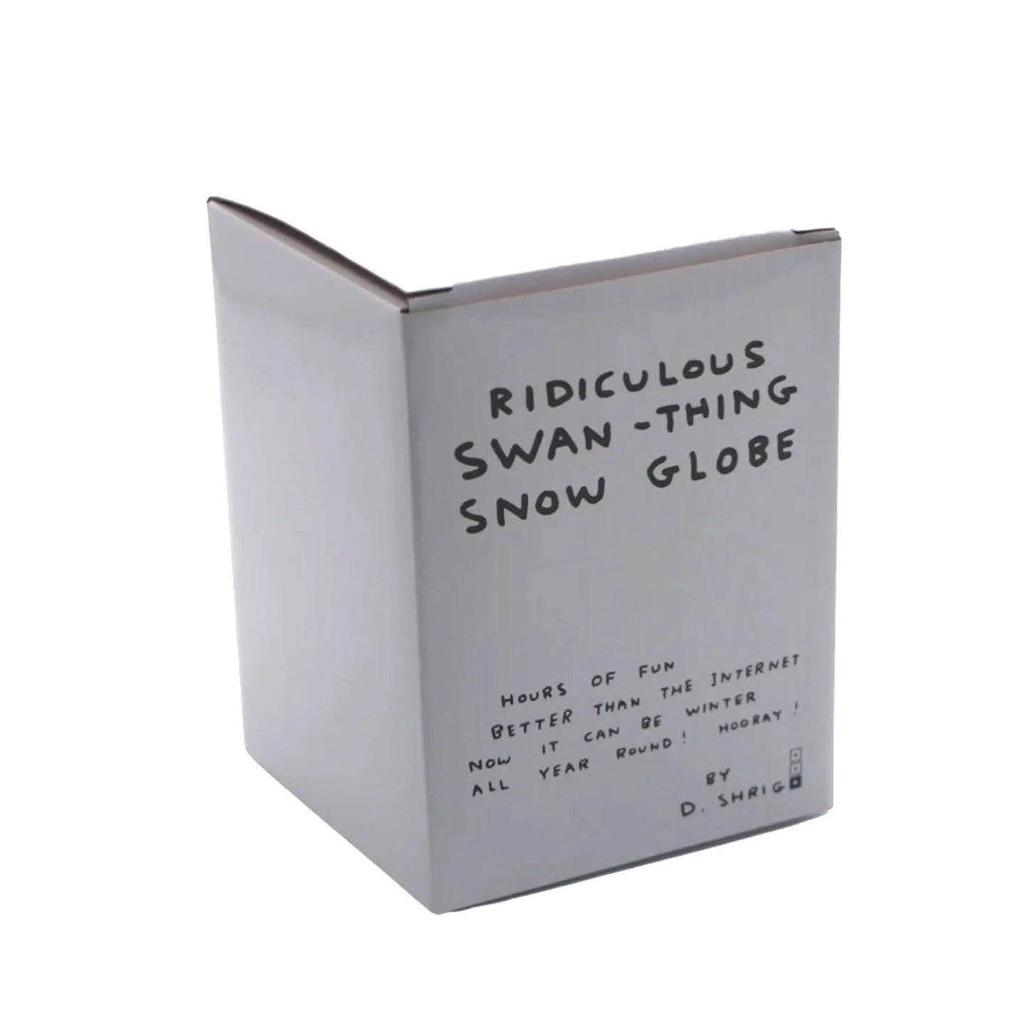 David Shrigley Ridiculous Swan-Thing Snow Globe