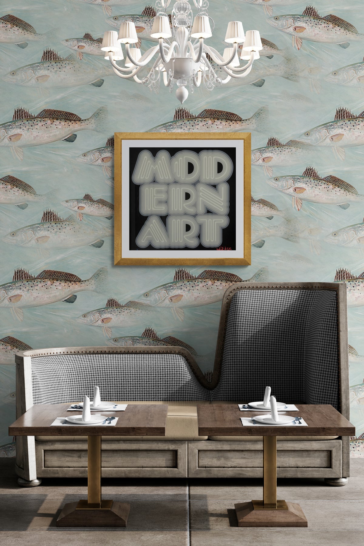 Ben Eine 'Modern Art' Signed, Limited Edition Print