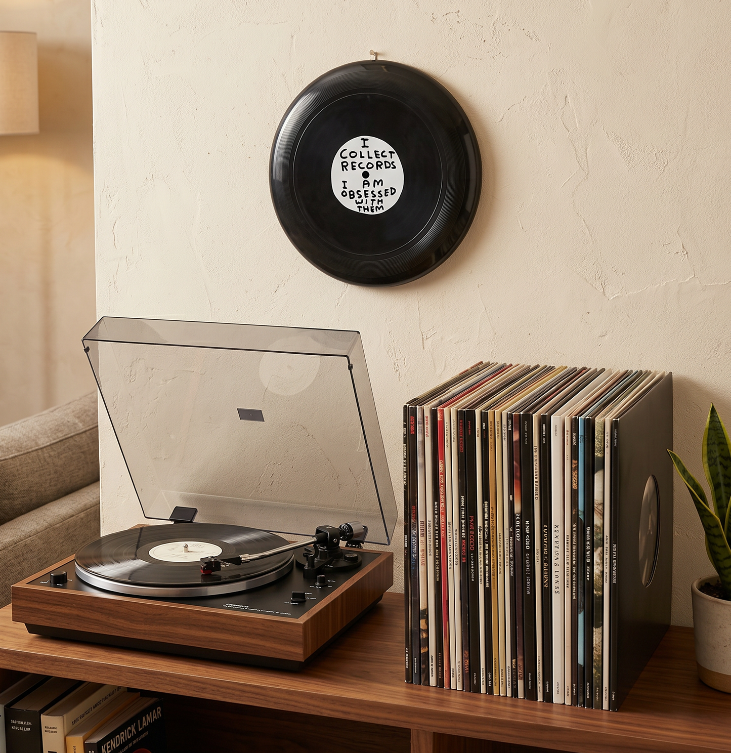 David Shrigley 'I Collect Records' Frisbee