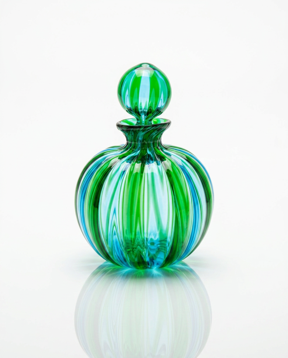 An Italian Murano Handblown Perfume Bottle