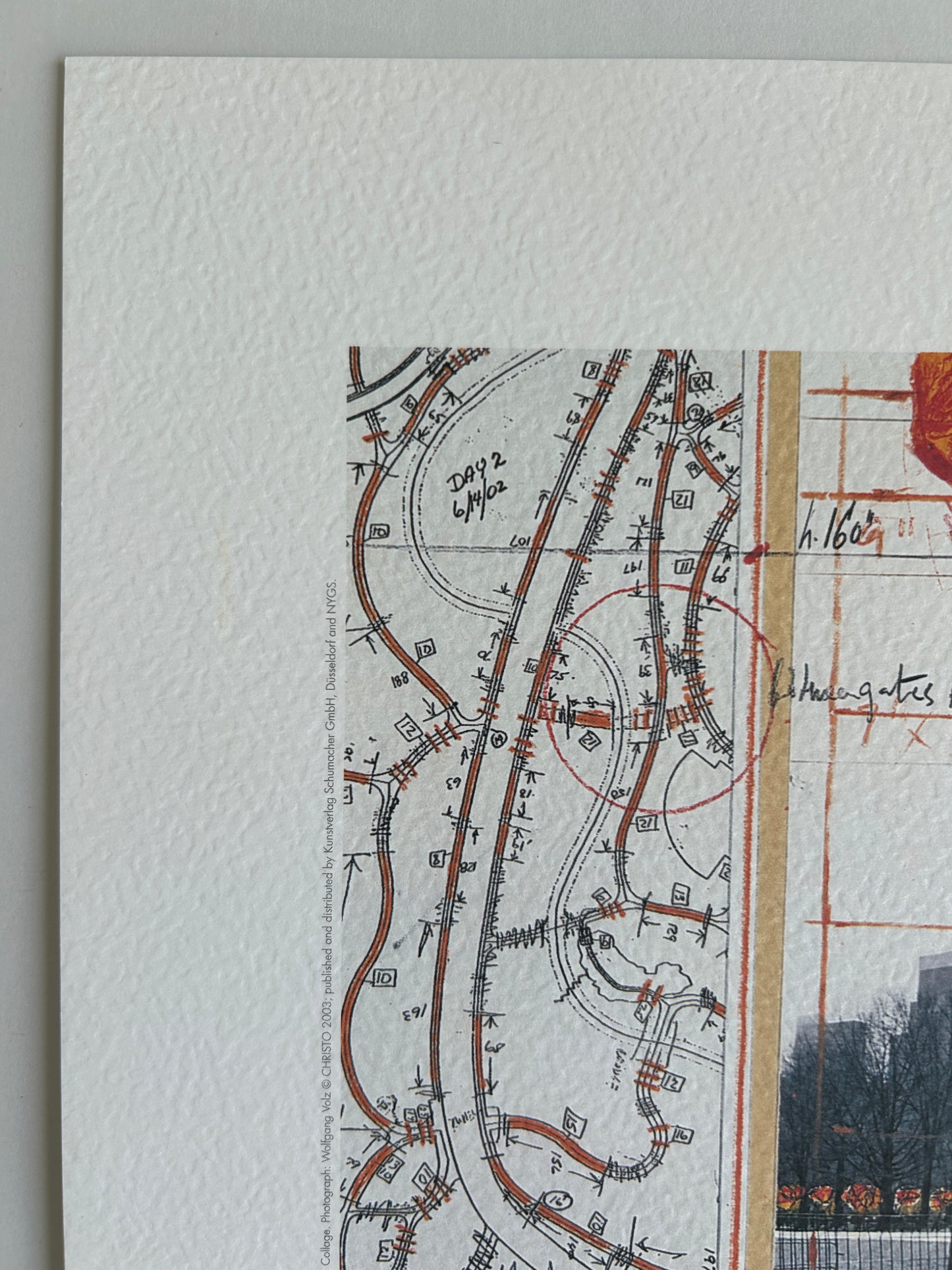 Christo and Jeanne-Claude, The Gates, NYC Signed Print