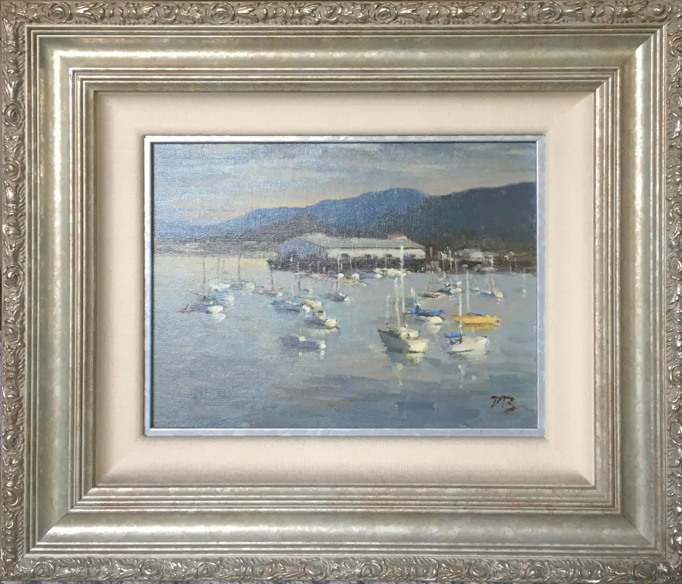 Brian Blood 'Monterey Bay' Plein Air California Impressionist Seascape Painting