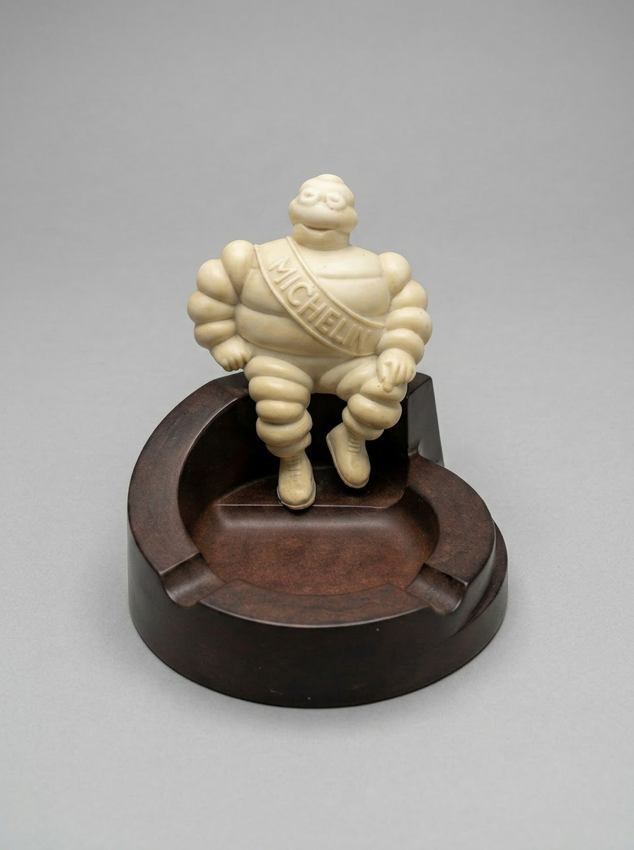 Vintage Art Deco 1940's Michelin Man 'Bibendum' Trinket Tray