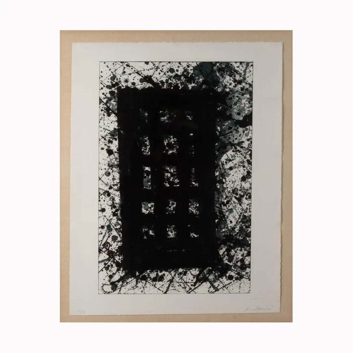 Sam Francis Signed, Limited Edition Abstract Expressionist Print