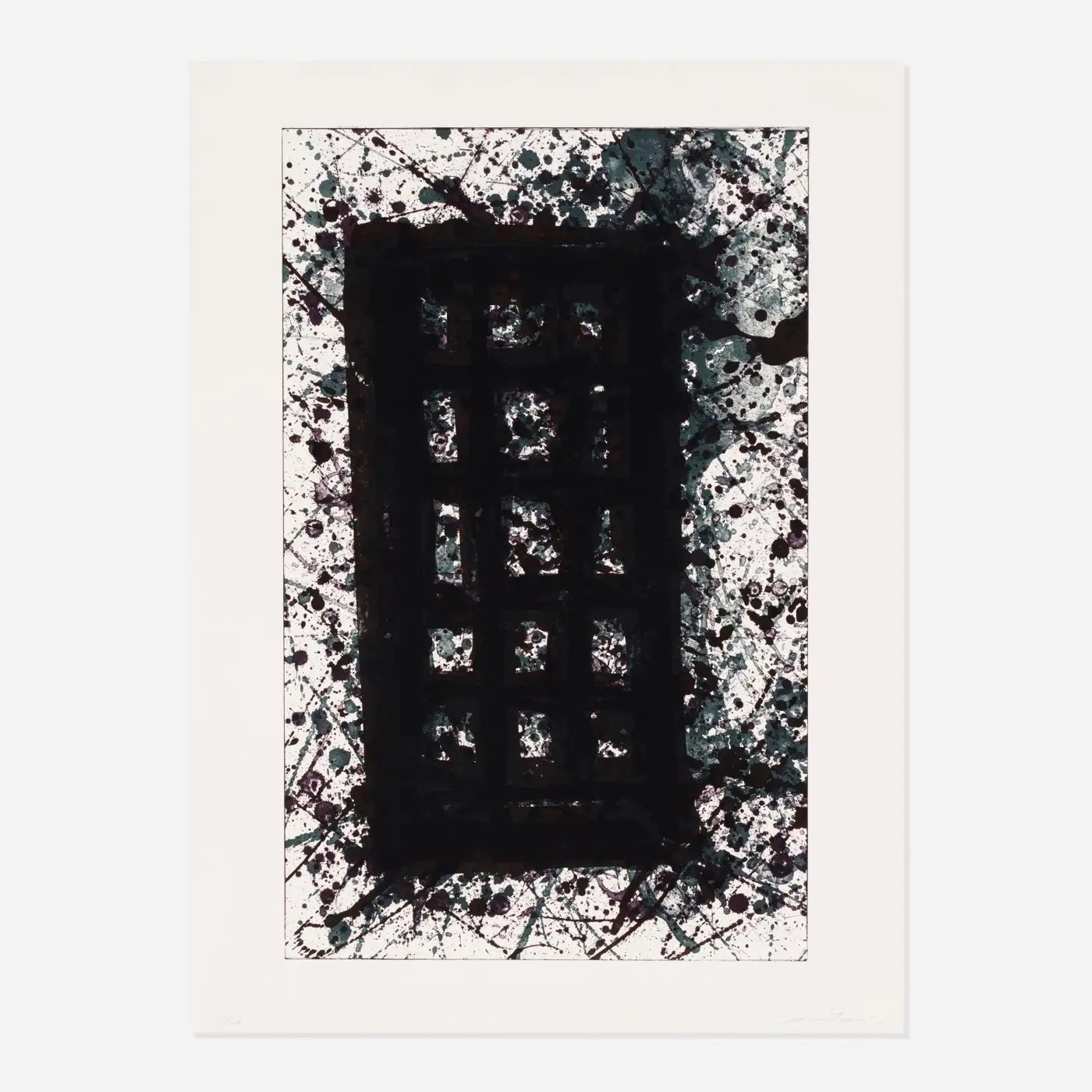Sam Francis Signed, Limited Edition Abstract Expressionist Print