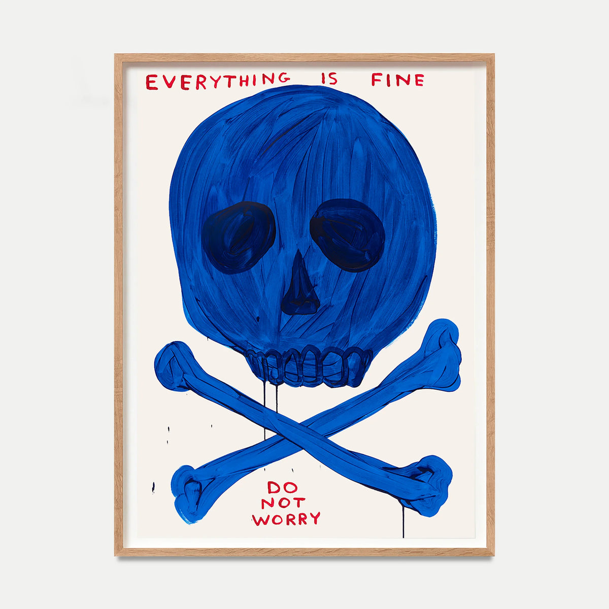 David Shrigley 'Everything is Fine' Signed, Limited Edition Print