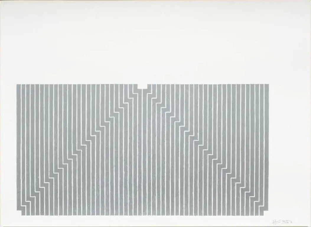 Frank Stella 'Union Pacific' from Aluminum Series, Limited Edition, Signed Print